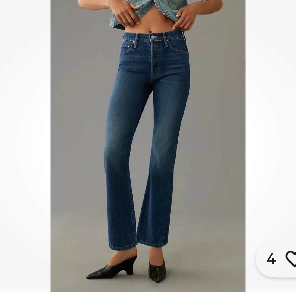 NWT Anthropologie MOTHER The Tomcat High-Rise Straight Jeans Size 27